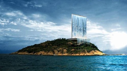 Artificial Waterfall, 2016 Olympics, Brazil, future architecture