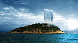 Artificial Waterfall, 2016 Olympics,brazil, future architecture