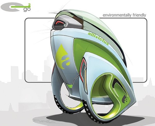 E-GO2, futuristic transportation, gree vehicle