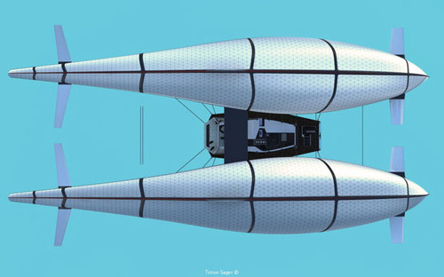 amazing House, Timon Sager, Flying vehicle