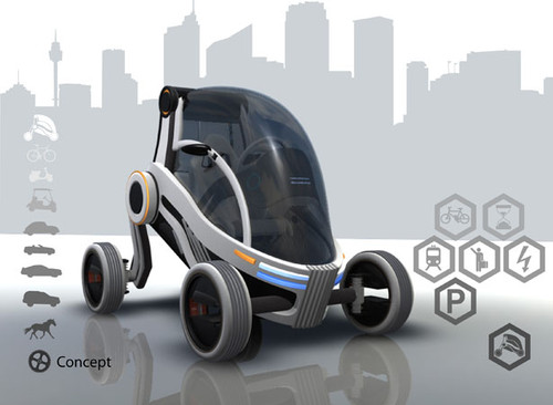 electric vehicle, Future Urban transportation, Rudolf Mihu