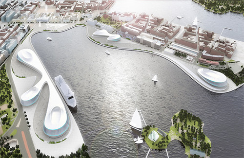 Helsinki South Harbour, Futuristic Design, Macyauski Research