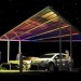 Solar Charging Station, green car, Texas