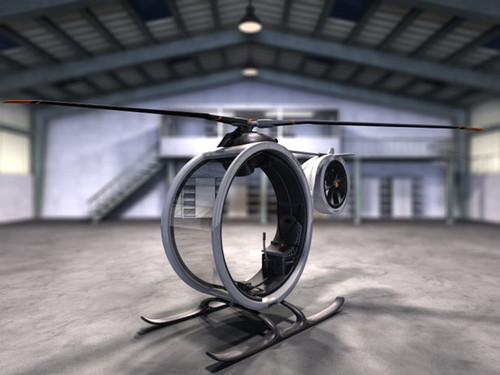 Futuristic Helicopter, Hector del Amo