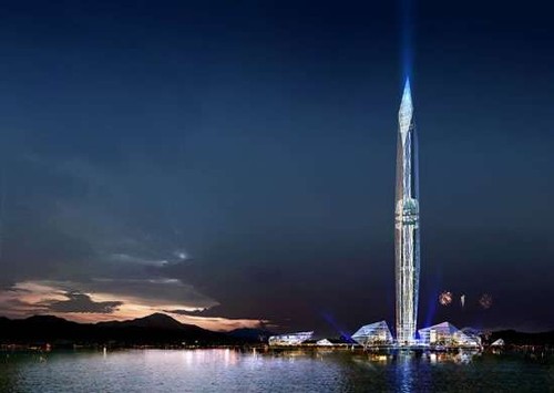 future architecture, Korea, Cheongna City Tower