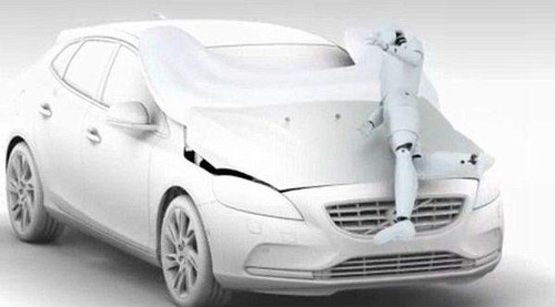 volvo, outside airbags, future vehicle