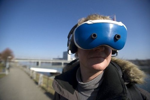 cyberpunk, Jan Torpus, Augmented reality helmet, future device