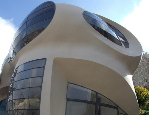 Biomorphic House, futuristic architecture