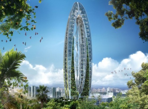 Biotic, future Skyscraper, Vincent Callebaut