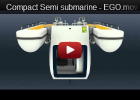 EGO, future watercraft, Compact Semi Submarine