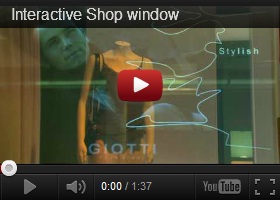Interactive Shop Window, future technology