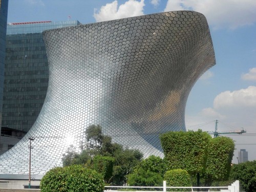 Museo Soumaya, Mexico City, futuristic building