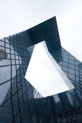 Rem Koolhaas, futuristic Skyscraper, Finished Beijing