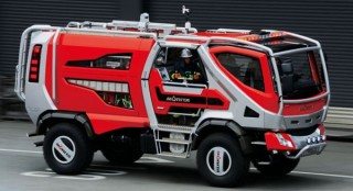 Remote Fire Fighting, Wildfire Truck, future vehicle
