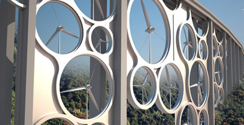 Solar Wind Bridge, green architecture
