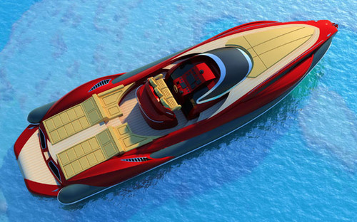 Tender Capri boat, Alessandro Pannone Architect, future yacht