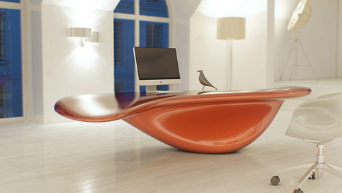 Futuristic Table, Future Office Furniture