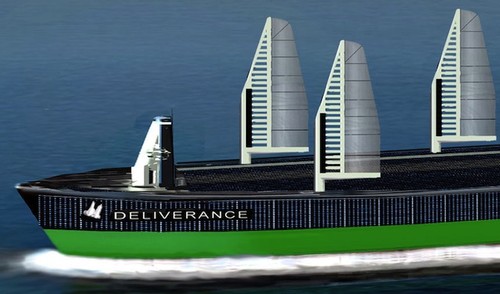future ship, green Supertanker, Deliverance