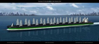 future green Supertanker, Futuristic Ship