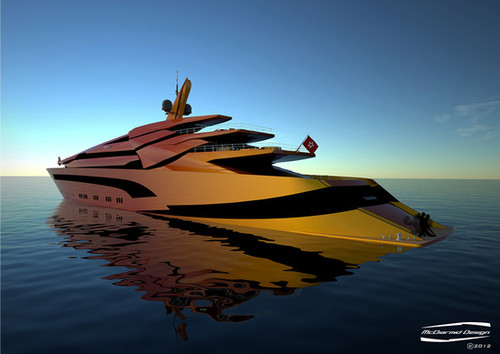 future luxury yacht Iwana, Alex McDiarmid