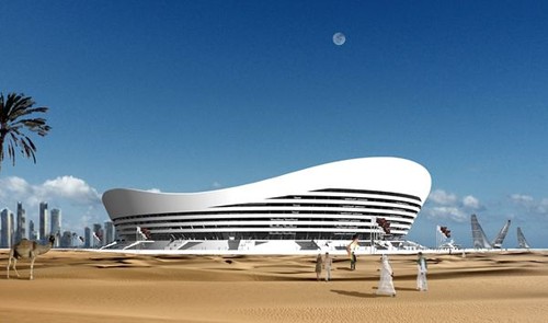 Floating Stadium, Qatar, future architecture