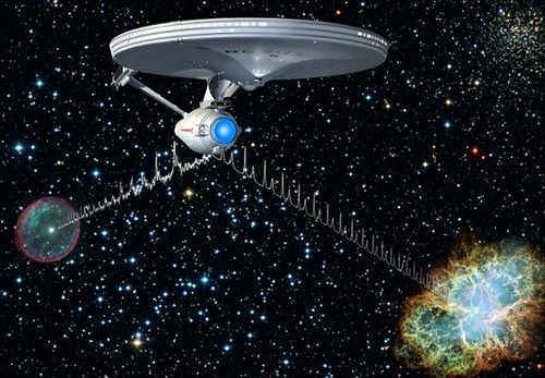 Neutron stars, galaxy, space future, Intergalactic Travel Navigation