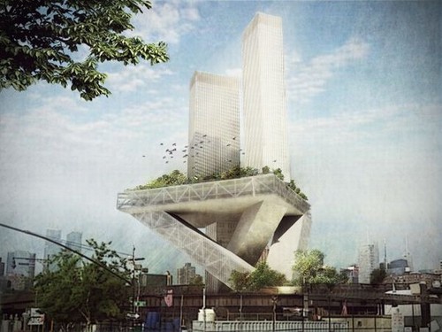 New York City, futuristic architecture, Theatre