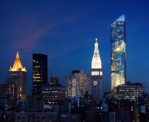 New York Tower, future skyscraper, futuristic architecture, Daniel Libeskind