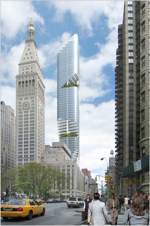 New York Tower, future skyscraper, futuristic building, Daniel Libeskind