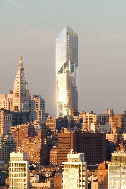 New York, futuristic Tower, future skyscraper, Manhattan, Daniel Libeskind