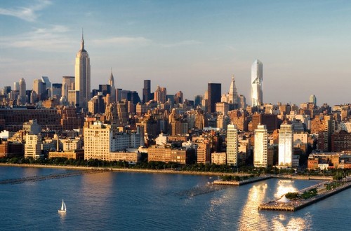 New York, future Tower, futuristic skyscraper, Manhattan, Daniel Libeskind
