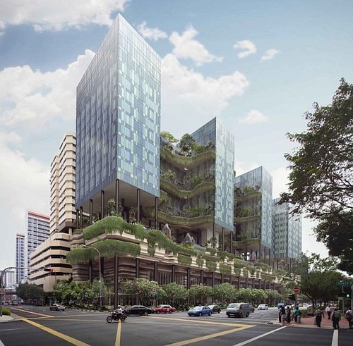 Parkroyal, future building, vertical gardens, green architecture