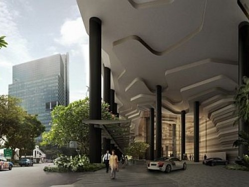 Parkroyal, futuristic building, vertical gardens, green future
