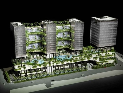 Parkroyal, eco building, vertical gardens, green architecture