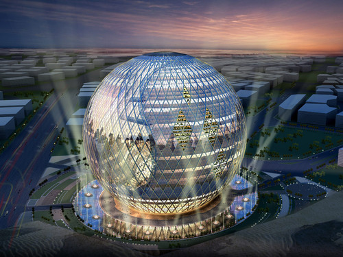 Technosphere, Futuristic architecture, Dubai, future uae
