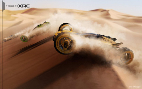 XRC Peugeot, future vehicle, dune buggy