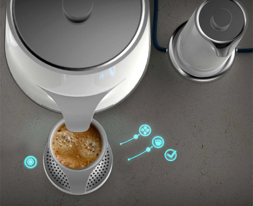 futuristic kitchen, Coffeepot concept
