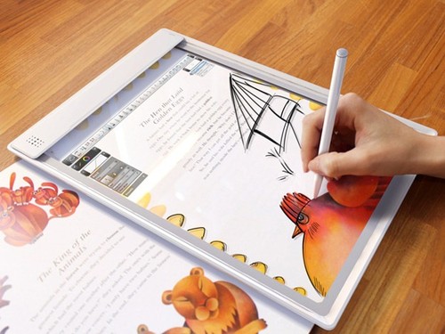 futuristic tablet, innovation device