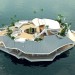 man made floating island