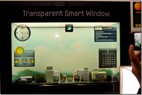 samsung Transparent Smart Window, future technology