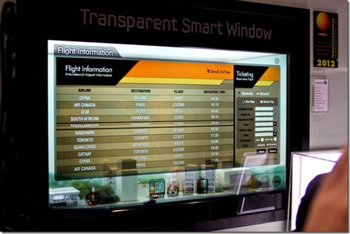 samsung Transparent Smart Window, future gadget