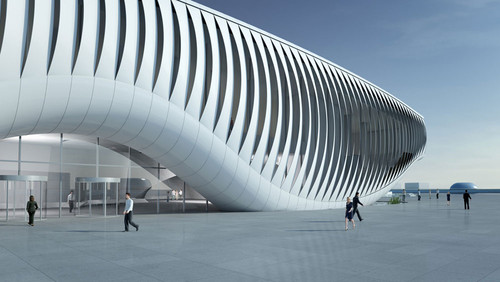 future building, Korea, the living ocean and coast thematic pavilion