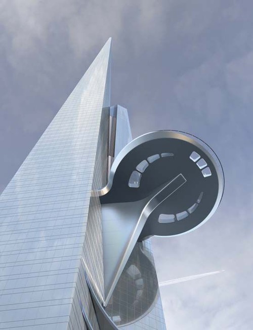 futuristic tower, Saudi Arabia, Jeddah, future skyscraper