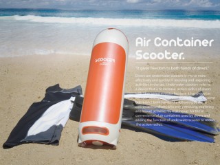 Air Container Scooter, deep-sea diver, underwater ride