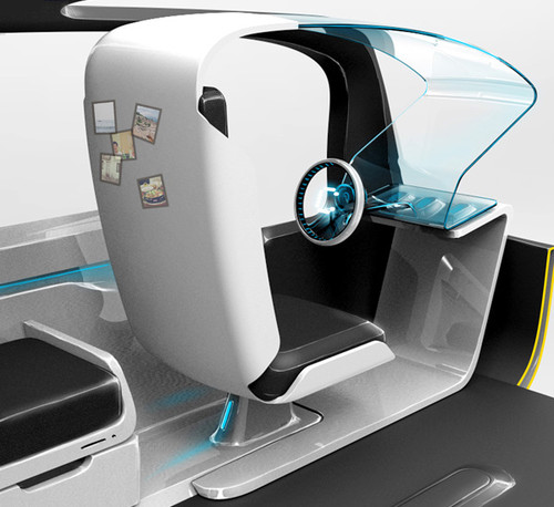 CUBIE Concept Car, futuristic vehicle, Haitao Qi