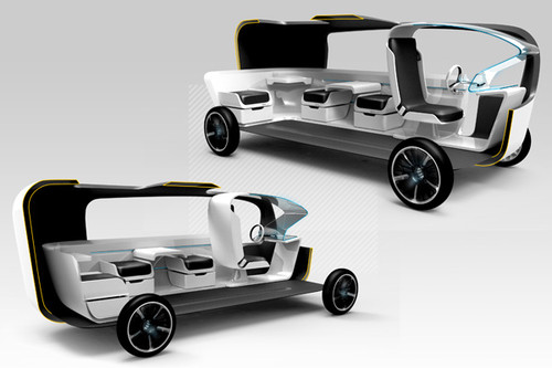 CUBIE Concept Car, future minibus, Haitao Qi