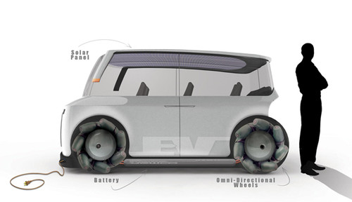 Compact Minibus Concept, future car, dakoda reid