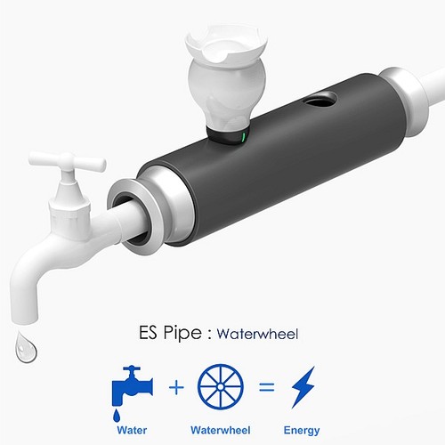 ES Pipe Waterwheel, alternative energy, Ryan Jongwoo Choi