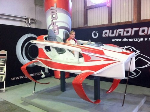 Quadrofoils, future sports water vehicle