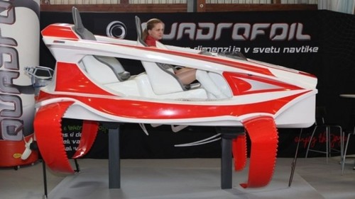 Quadrofoils, future sports water vehicle